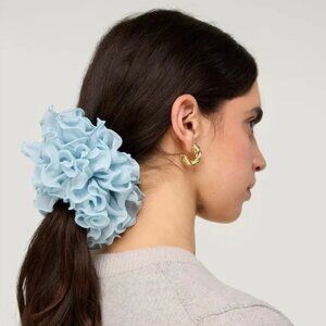NWT Mafalda Blue Hair Scrunchie (Le Chou Chou Bleu) from Rouje Paris